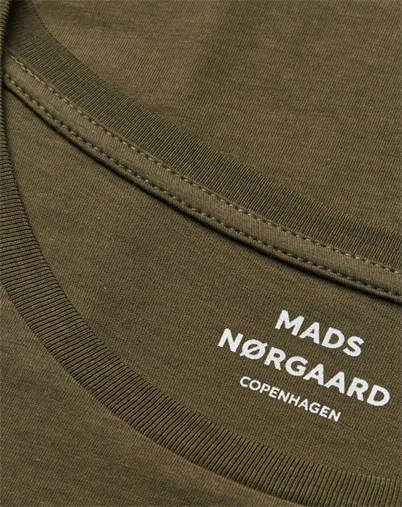 Mads Nørgaard - Fine Jersey Teasy T-shirt - Tarmac